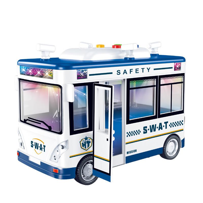 Kids Vehicle Police Toy With Story Machine And Inertial Motion Learning For