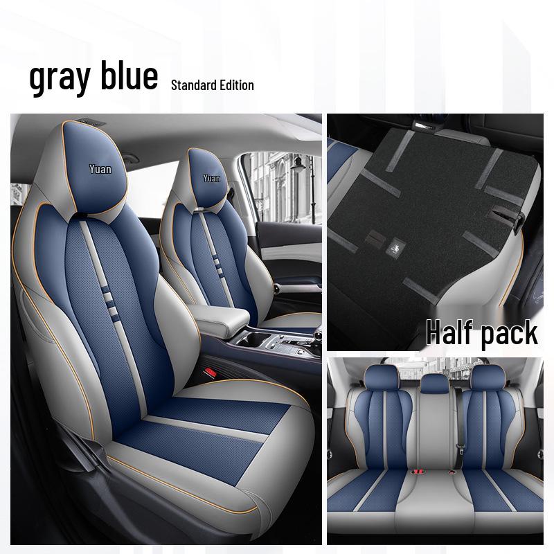 BYD Yuan Plus Universal Car Seat Cover - Four Seasons Breathable Leather Full Surround Cushion