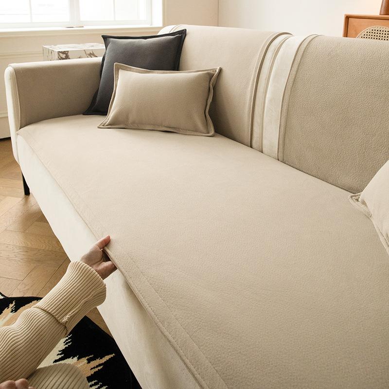 

Подушка для дивана, универсальные нескользящие подушки для сиденья на четыре сезона, простые современные прямые кожаные чехлы для диванов, тканевые чехлы 60*60cm