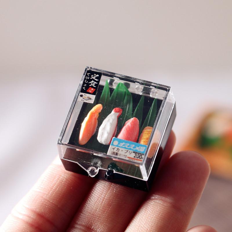 Mini 1/6 Scale Dollhouse Janpanese Sushi Food Kitchen Accessories Toy For Doll