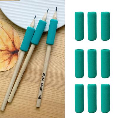 10 Pezzi Impugnature per Matita Schiuma Porta Matita Impugnatura Ergonomica Aiuto per la Scrittura Impugnatura per Destrorsi Mancini Bambino Prescolare Scrittura a Mano