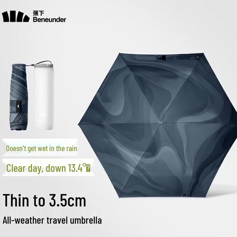 Beneunder UV Protection Portable Sun & Rain Umbrella