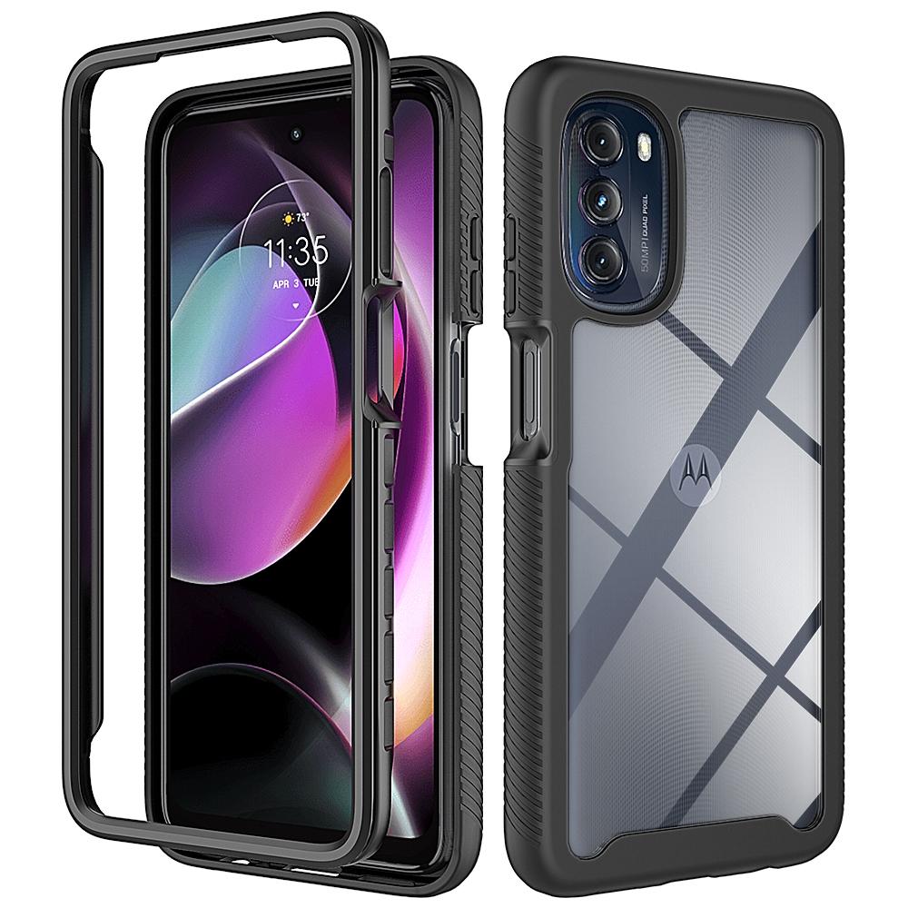 

Back Cover Hybrid TPU/PC Sky Case For Motorola Moto G 5G 2022 Rugged Armor Fundas Capa 2in1 Two Layer Shockproof Shell Hard for Moto G 5G 2022 чёрный
