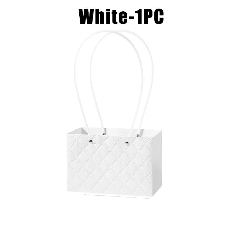 Flower Gift Bags Paper Bouquet Bags Rectangle Flower Box for Arrangements Bouquet Box with Handles Florist Supplies for Wedding