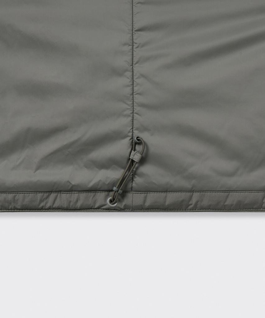 Musinsa Standard Hooded All-Round Padded Jacket [Khaki Gray]