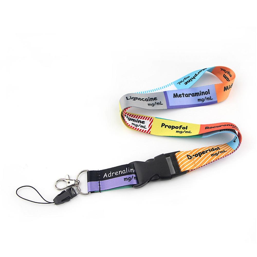 Equation Pattern Camera Mobile Name Tag Holder Lanyard Strap ID Badge Holder Hanging Strap