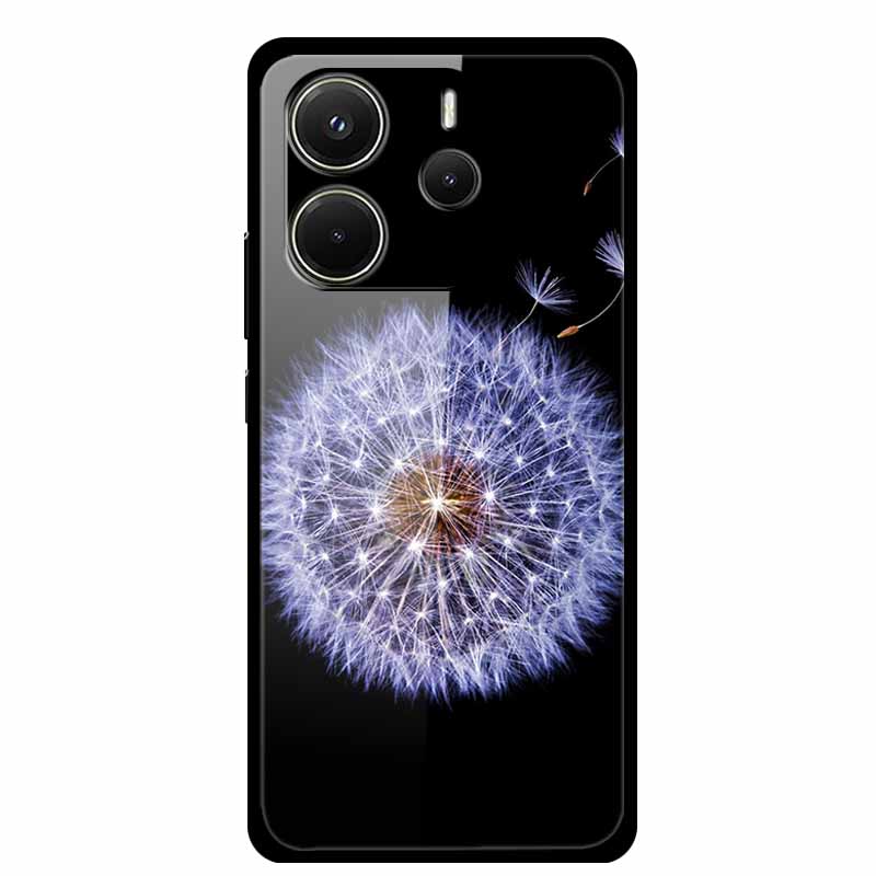 Case For Redmi Note 14 4G Case Note14 Coque Tempered Glass Hard Back Cover For Xiaomi Redmi Note 14 5G Phone Case Soft Bumper