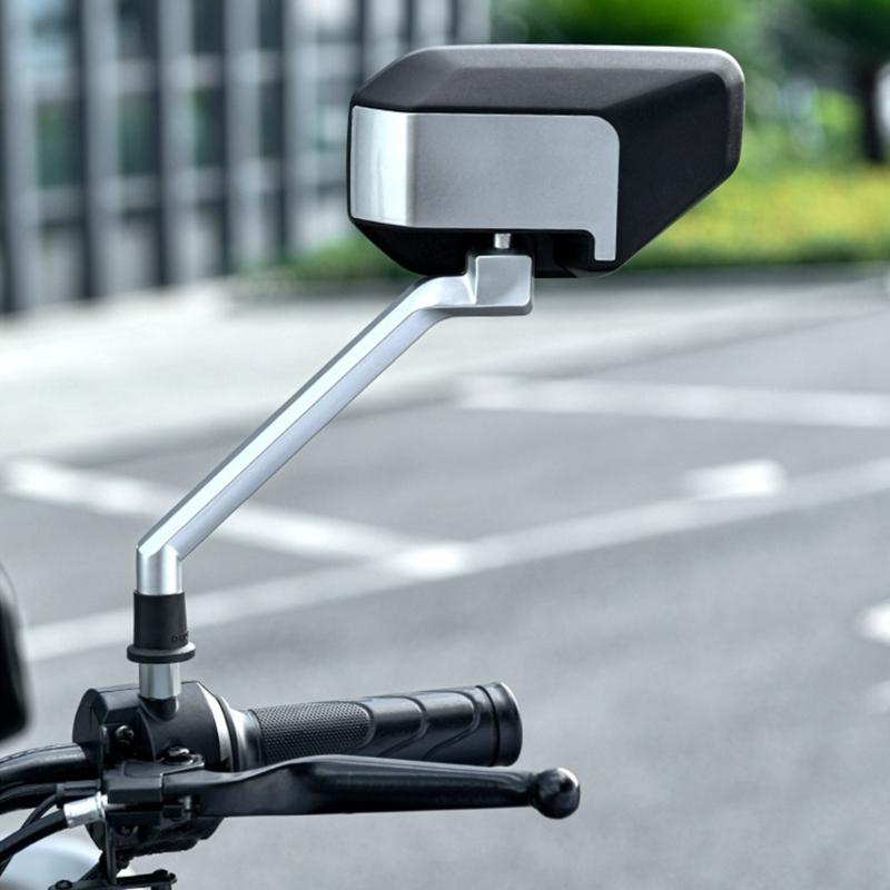 4pcs Shockproofed High Clear Rear Mirrors Wide Angles Bicycles Mirrors for SaferCycling Experience