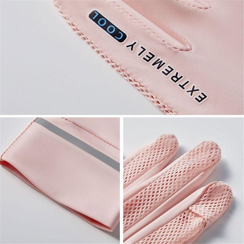 Touch Screen Sunscreen Gloves Thin Anti-UV Gloves Fashion Cycling Gloves  Cycling Driving Running