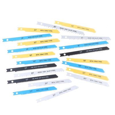 7/14Pcs Jig Saw Blade Set Hcs Assorted Saw Blades Fast Cut Down Professional Sharp Jigsaw Blade Woodworking Tool