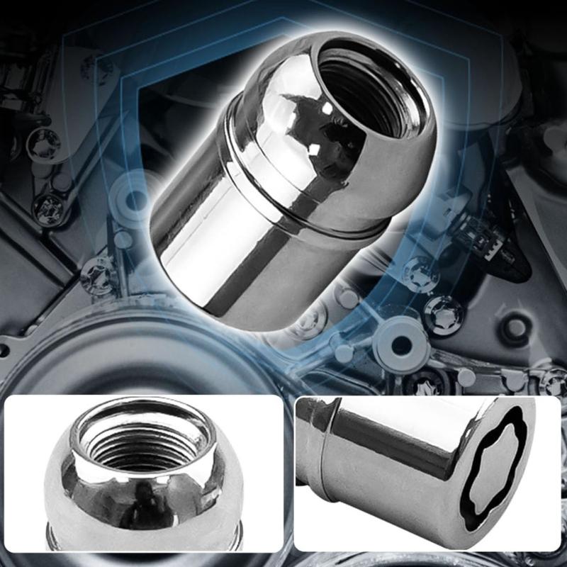 Car High Security Alloy Wheel Lock Lug Nuts Anti Theft Protection Easy Installation 08W42SNA101 08181SF0A2AH 08W42SNA100
