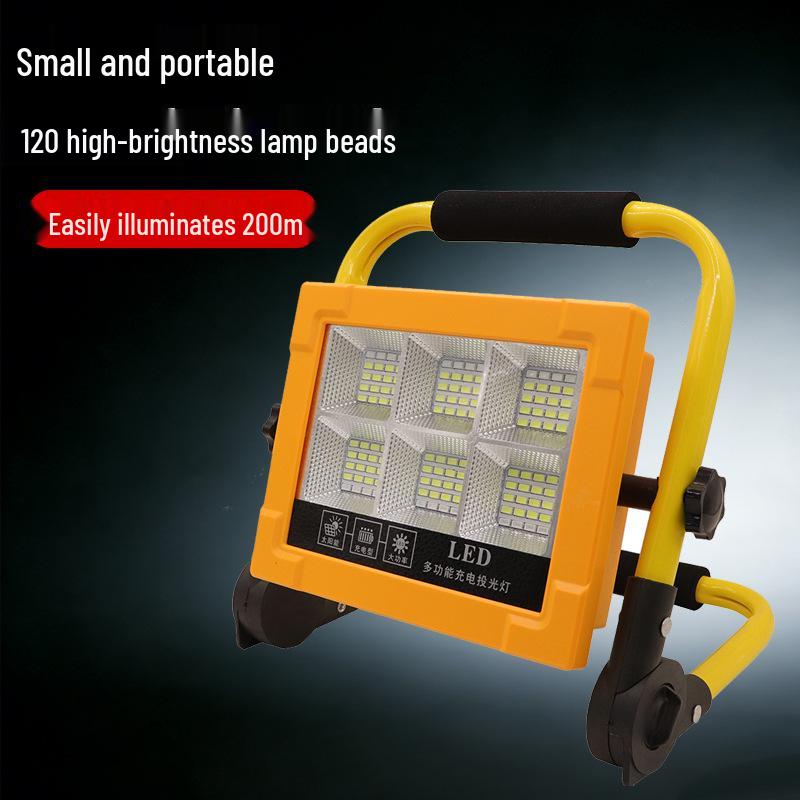 Portable Foldable Super Bright Floodlight for Construction and Emergency Use