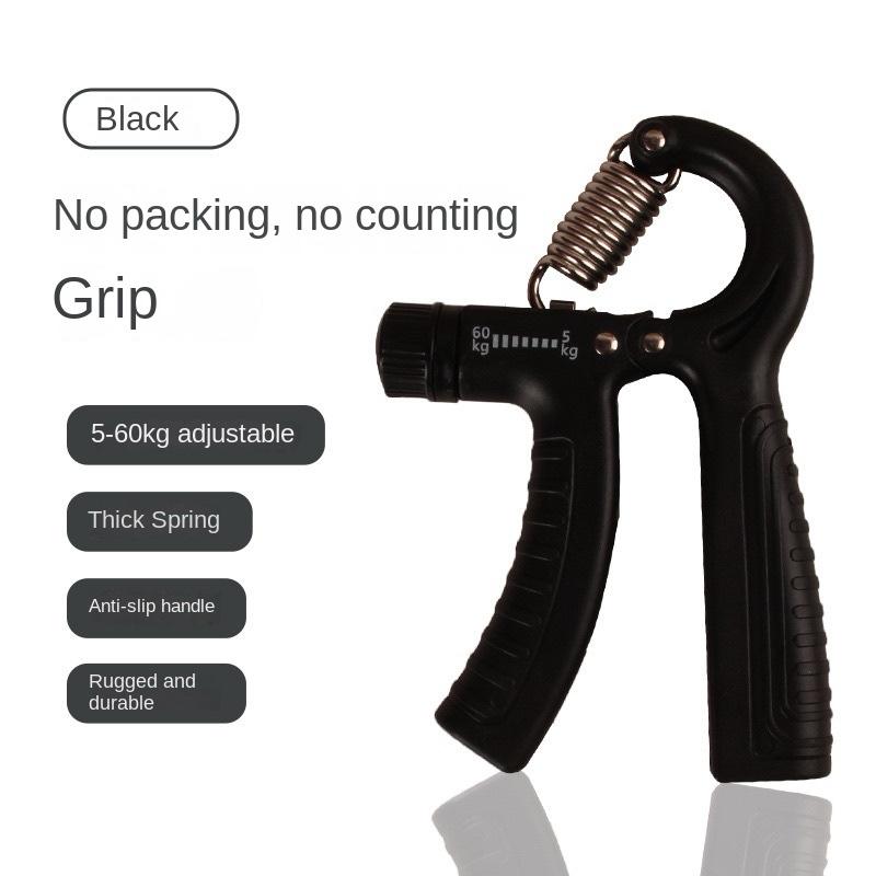 

Профессиональный кистевой тренажер для силы запястья 5-60 кг Прочный Регулируемый С подсчетом Хват Нескользящая ручка Устройство для растяжения Новый