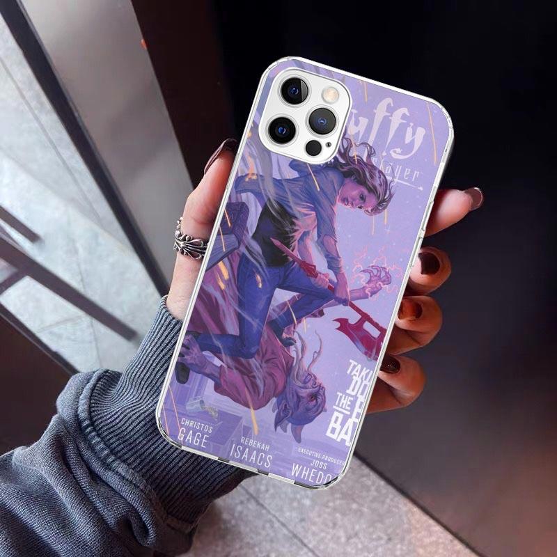 Buffy the Vampire Slayer Phone Case For iPhone 17 Air 11 13 Mini 14 15 Plus 16 12 Pro Max 16E SE 7 8 Pattern Soft TPU Back Cover