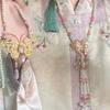 Retro Butterfly Necklace Fringed Chinese Style Necklace Pearl Pendant Necklace  Hanfu Costume