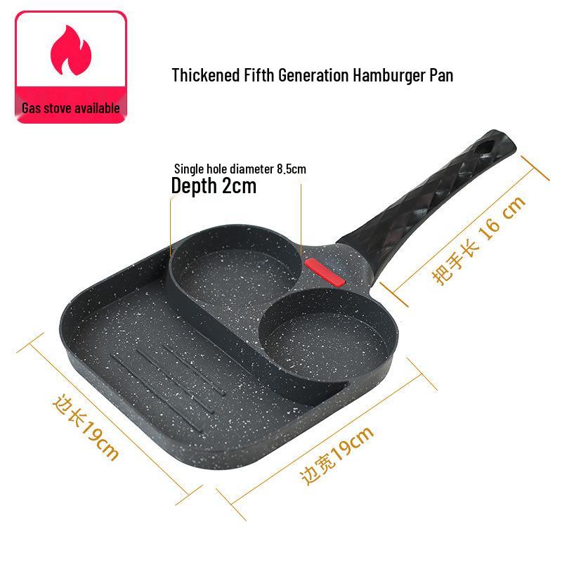 Maifan Stone Non-Stick 4-Hole Egg Frying Pan