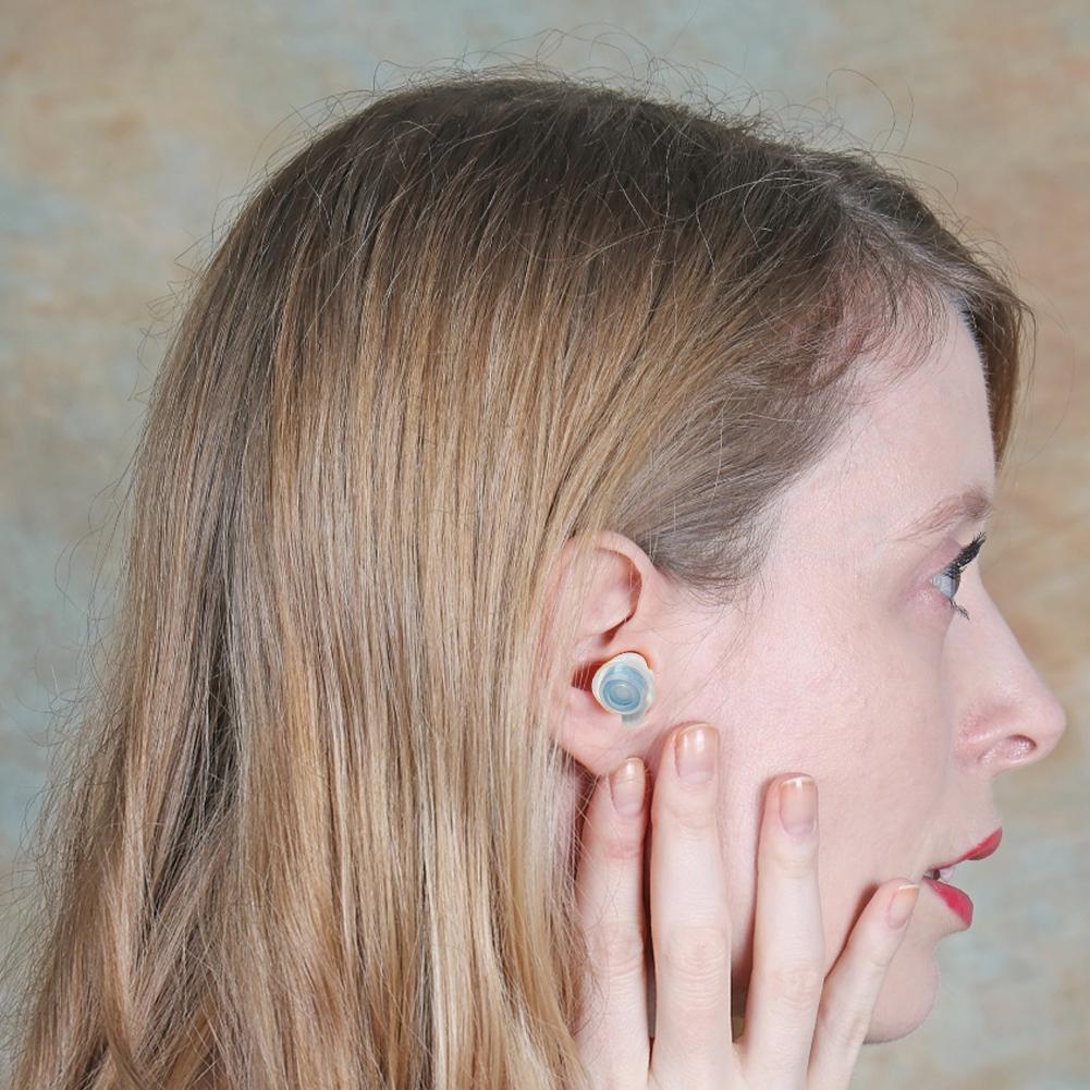 1Pair Soft Silicone Ear Plugs Noise Reduction Noise Cancelling Earplugs Sound Insulation High Fidelity Earplugs for Sleeping