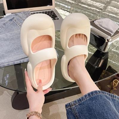 Mode Eva Freizeit-Hausschuhe Damen Zuhause Sommer Pantoletten Modedesigner Schuhe Mädchen 2024 Niedliche Plateau-Pantoletten Flats Indoor-Sandalen Rutschfest