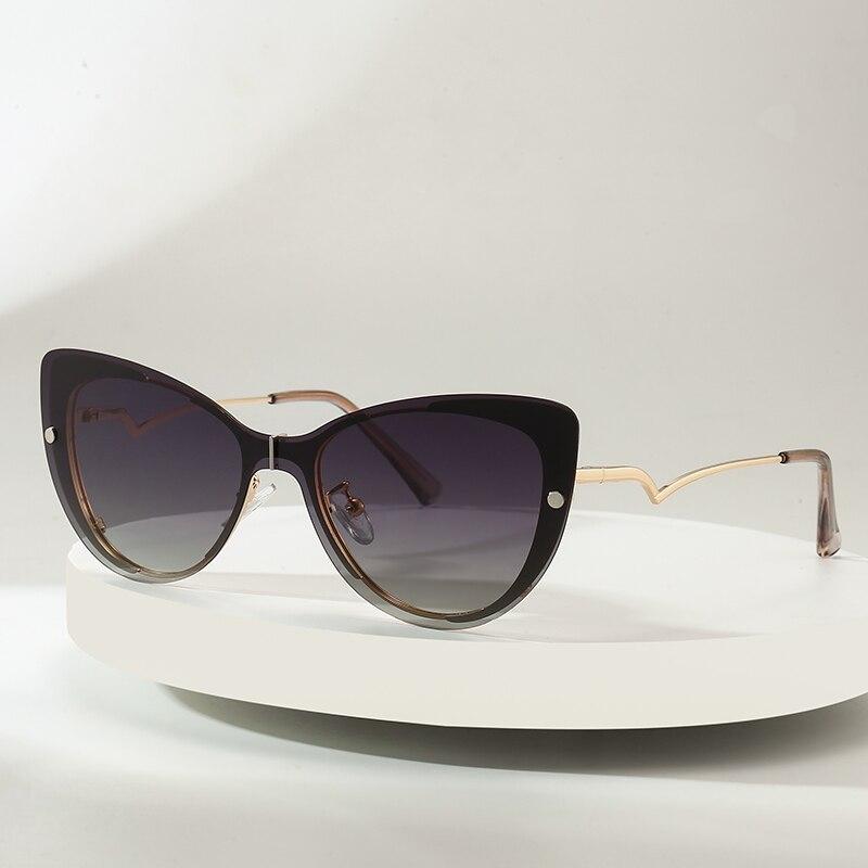 Cat Eye Flip on Sunglasses Women Anti Blue Light Magnetic Clip Fashion Computer Eyeglasses 7006