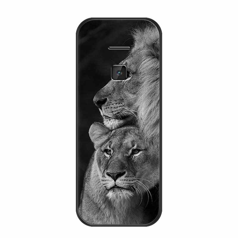 For Nokia 215 4G 2020 Case Animals Soft Silicone TPU Cover Phone Cases For Nokia215 TA-1278 Wolf Protector Cool Shockproof funda