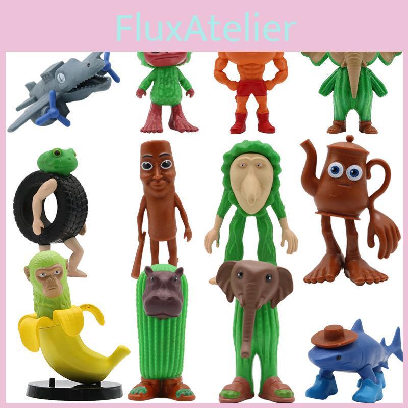 Shoes Tungtungtungsahur Wearing Sharks Bananas Monkeys Animals Ornaments Desktop