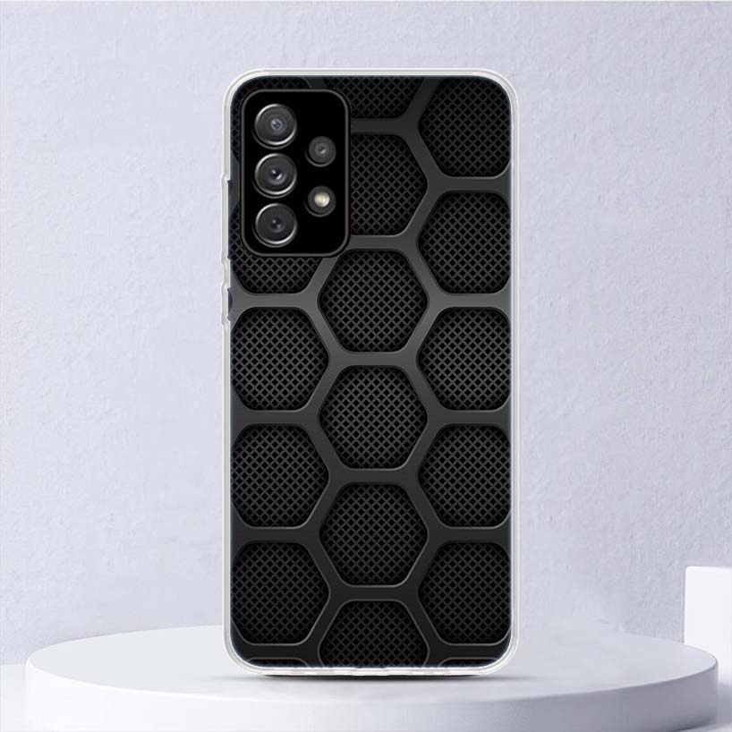 Forged Carbon Pattern Soft Case For Samsung Galaxy A52 A42 A32 A22 A12 A02S Phone Cover A50 A51 A70 A71 A41 A31 A21S A40 A30 A20