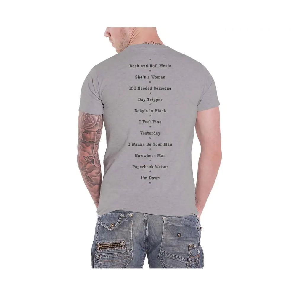 The Beatles Unisex Adult Budokan Set List T-Shirt