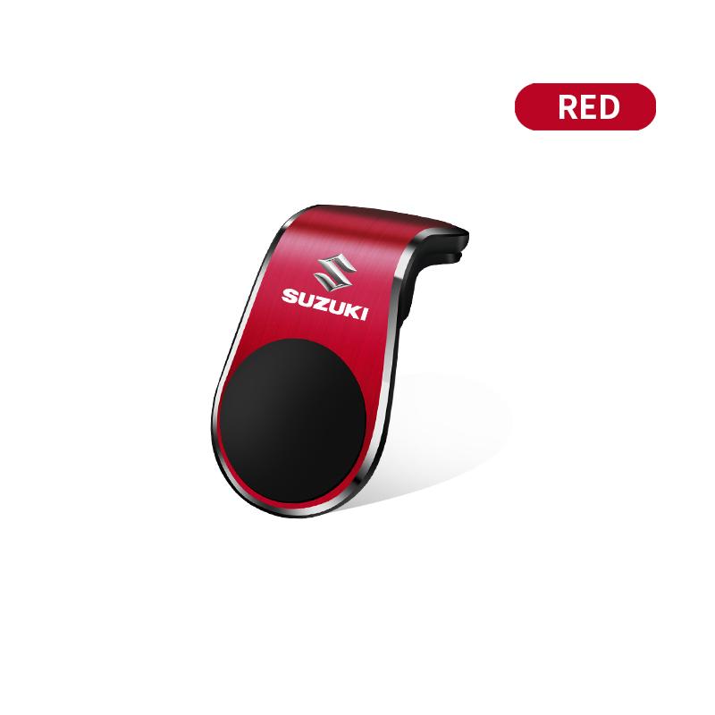 1x Car Magnetic L-shaped Car Dedicated GPS Phone Holder Emblem for Suzuki Swift SX4 Samurai Sport Jimny Grand Vitara Alto GW250 Splash Swace