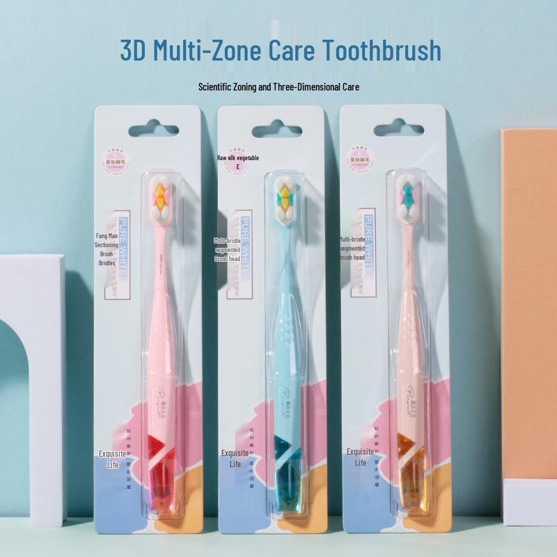 Ultra-Soft Bristle Adult Toothbrush for Gum Care - Couple s Edition