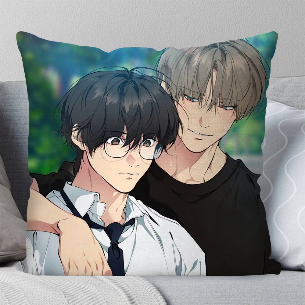 Lost In The Cloud Anime Pillow Case Fashion Square Pillowcase Bedroom Sofa Room Ins Decoration Leisure