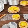 100Pcs Round Tart Pan Disposable Cupcake Tin Mold Tray Pie Tin Cake Mold  for Pie