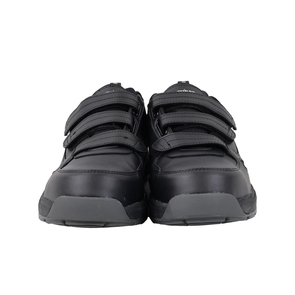 Fukuyama Rubber City Hunter JSAA Certified Professional Sneakers, Steel Toe Cap, Oil-Resistant, Slip-Resistant, Magic #500 Black, Size 25.5cm