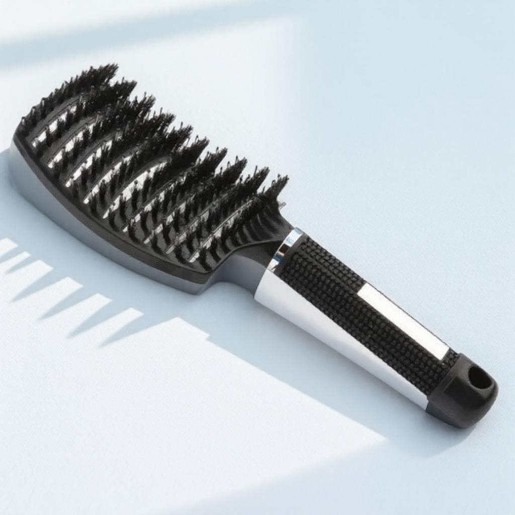 Bristle Nylon Massage Brush Wet Curly Straight Comb Professional Straight Curly Hair Styling Brush for Salon Home Use