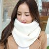 Fall Winter Warm Fashion Women Solid Color Pullover Neckerchief Knitted Scarf