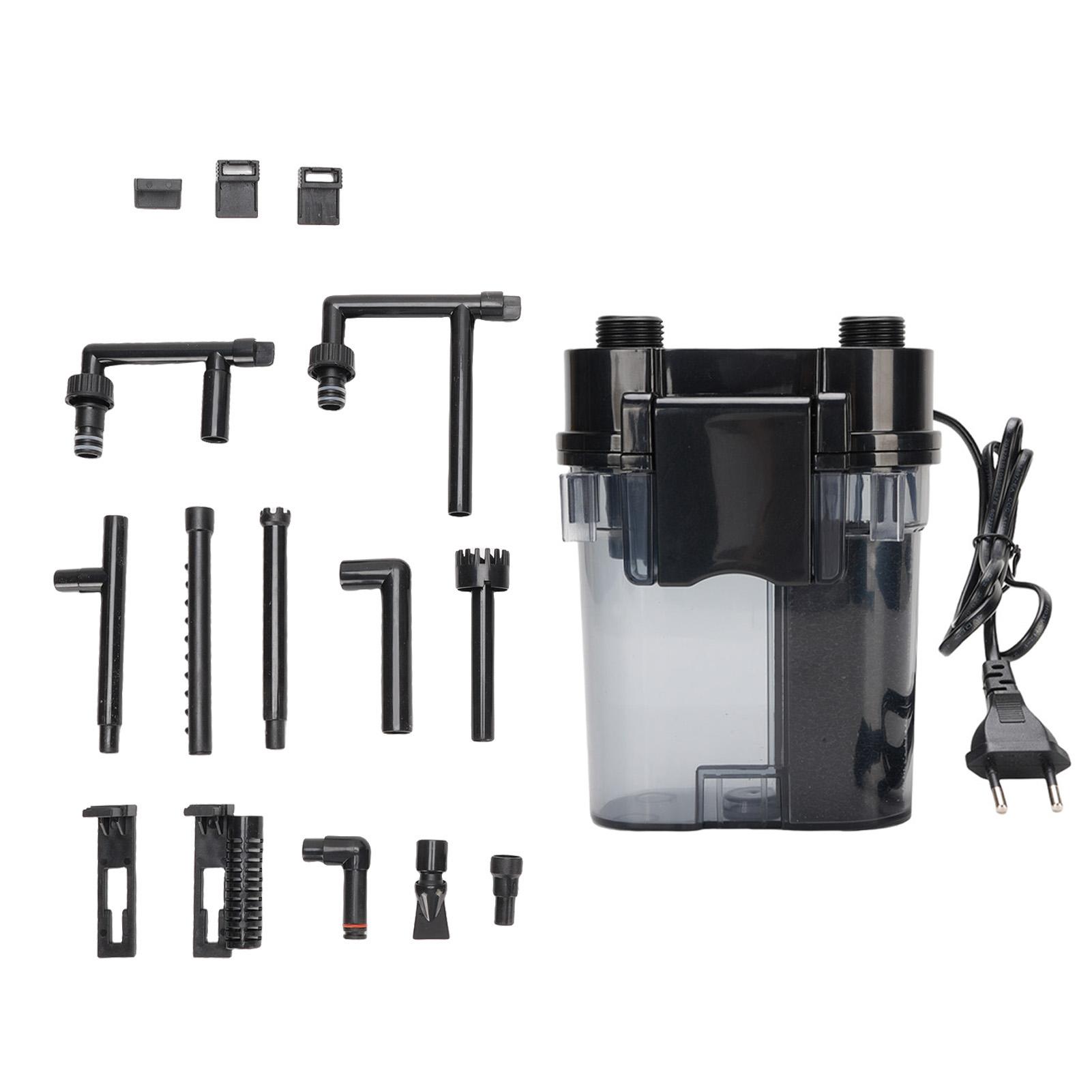 Аквариумный фильтр с дизайном для низкого уровня воды Компактный внешний настенный фильтр для аквариума для пруда