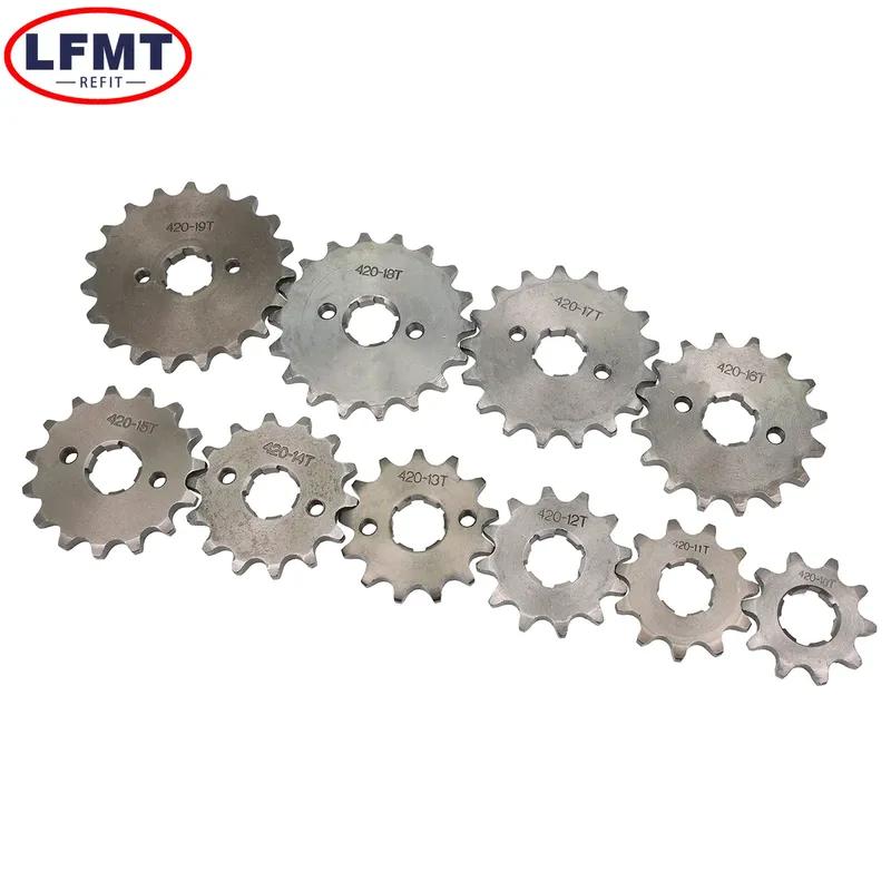 420# 17mm 10 11 12 13 14 15 16 17 18 19 20 T Front Engine Sprocket For Honda Lifan ZongShen YCF ATV Quad Dirt Pit bike Buggy