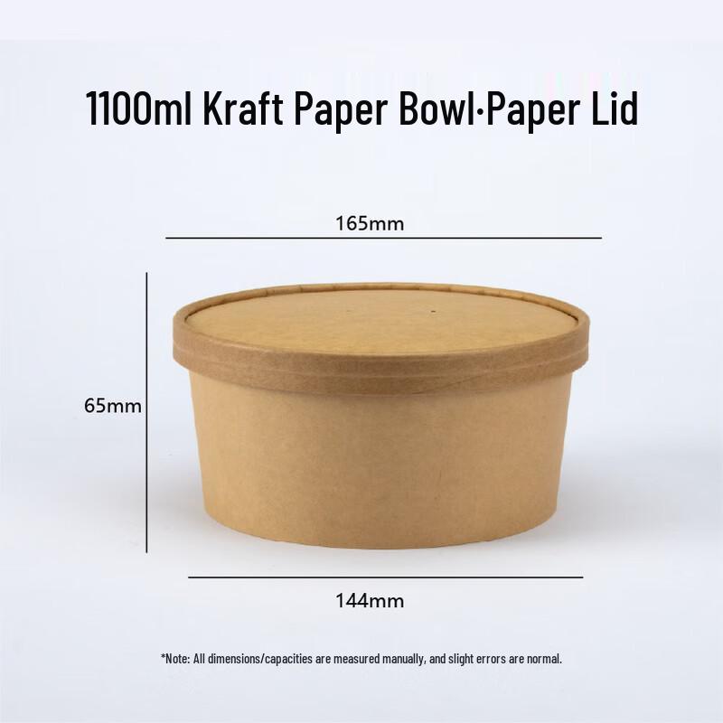 Einweg-Kraftpapier-Mikrowellen-Lebensmittelbehälter