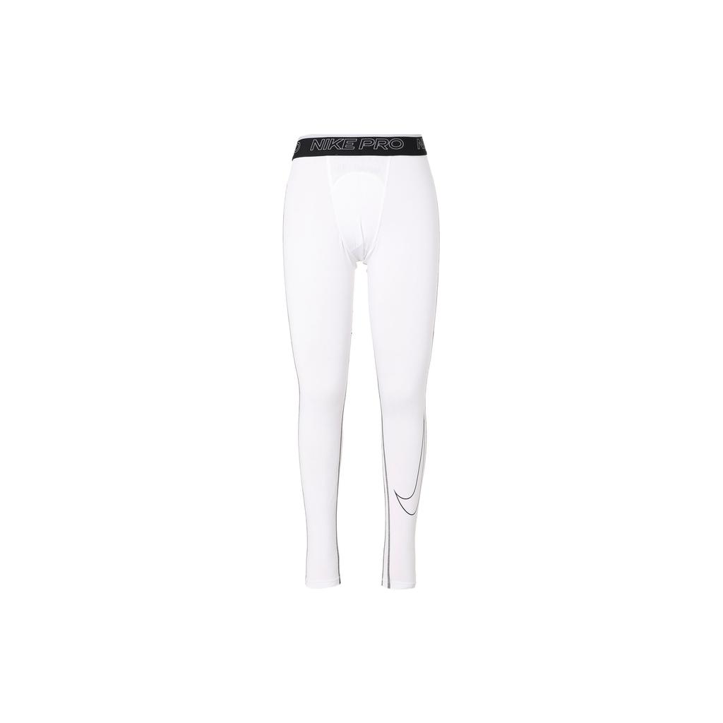 Nike Casual Training Eco-Friendly Breathable Tight Fitness Pants Men pants White DD1914-100