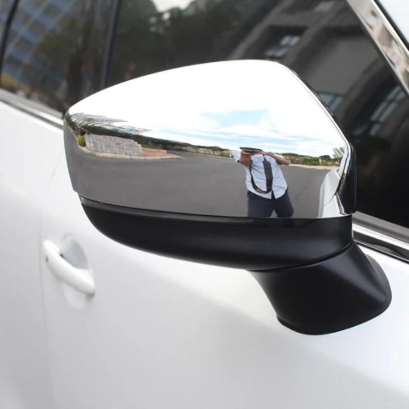 For Mazda CX-5 CX5 2012 -2014 2015 2016 2017- ABS Side Door Mirror Carbon Fiber Look Rear View Rearview Caps Trim Car Covers