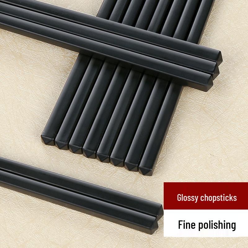 Luxury Non-Slip Heat-Resistant Mold-Resistant Alloy Chopsticks for Home, Hotel & Restaurant Use 24 cm