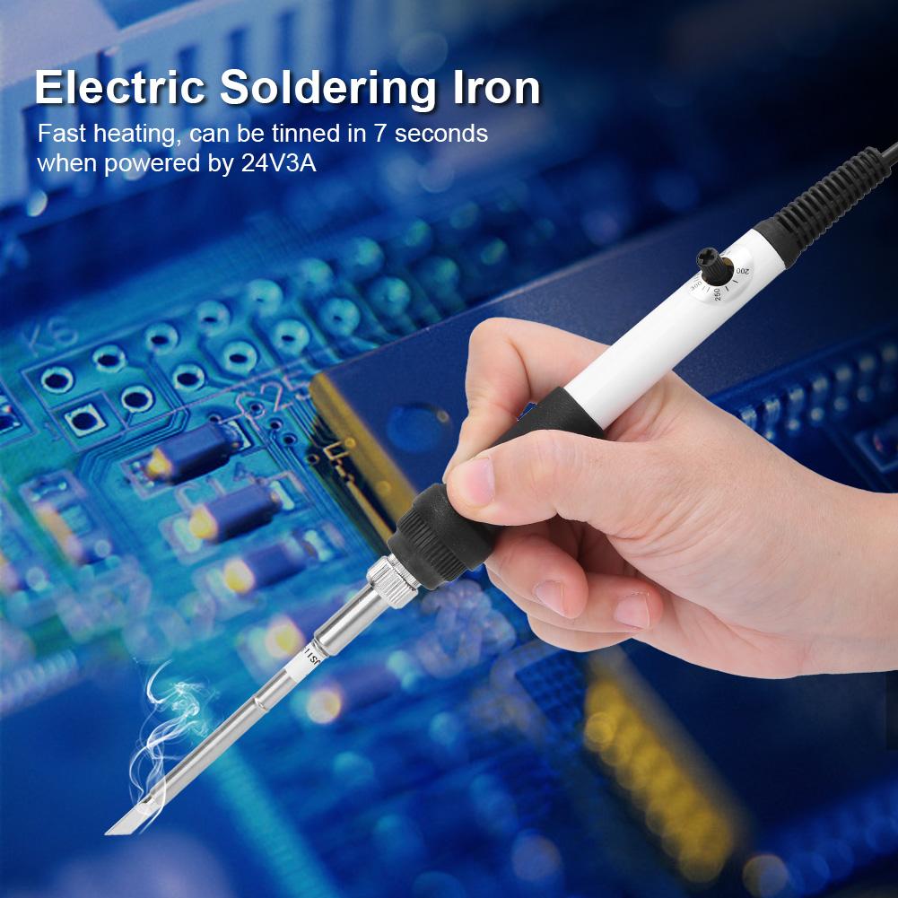 Electric Soldering Iron   Temperature Fast Heating   Kits 200-400 Celsius   12-24V
