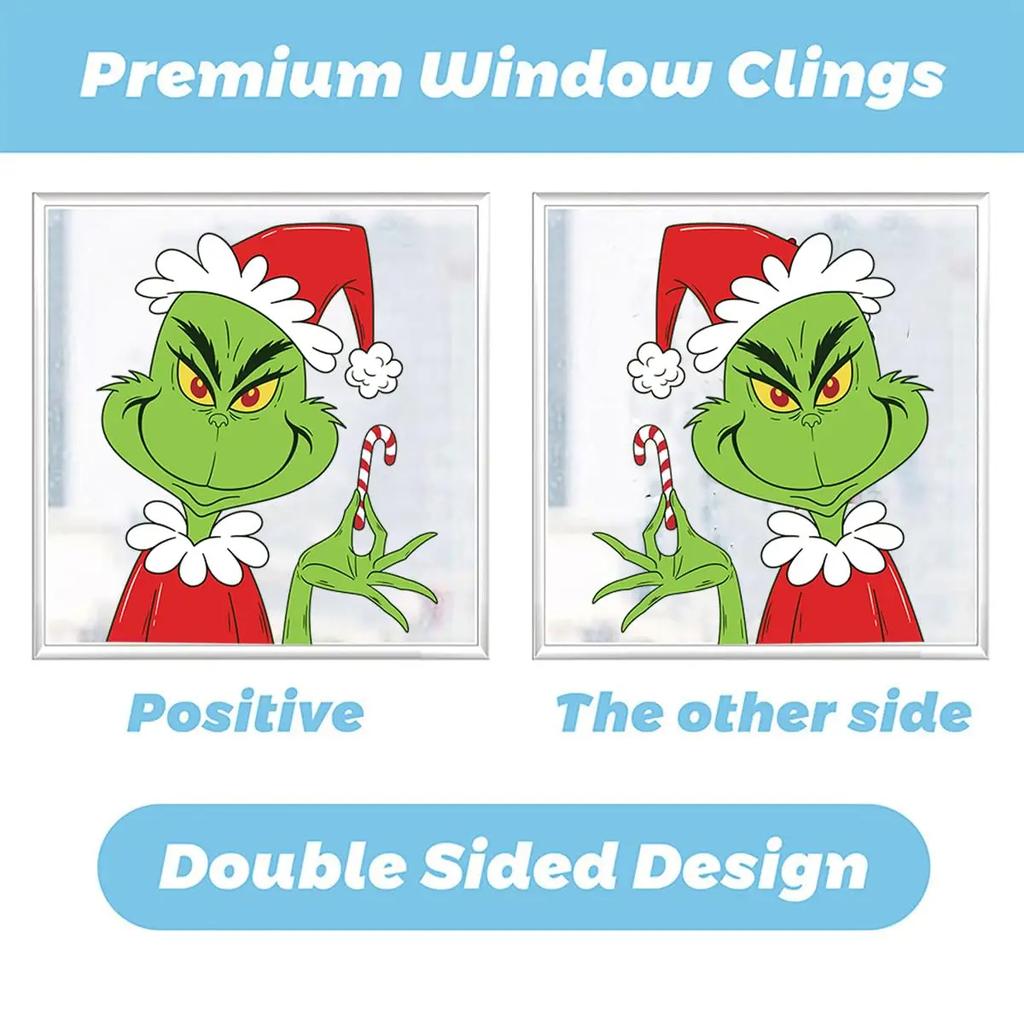 Christmas Window Stickers Merry Christmas Decorations for Home Christmas Wall Sticker Kids Room New Year Decoration 2026