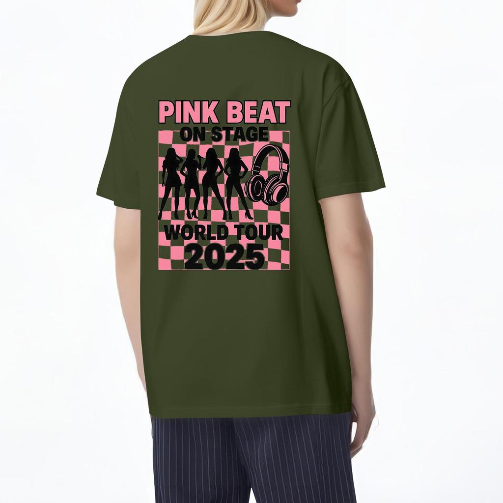 Women's Fashionable And Casual Long Sleeve Printed Short-Sleeved Top