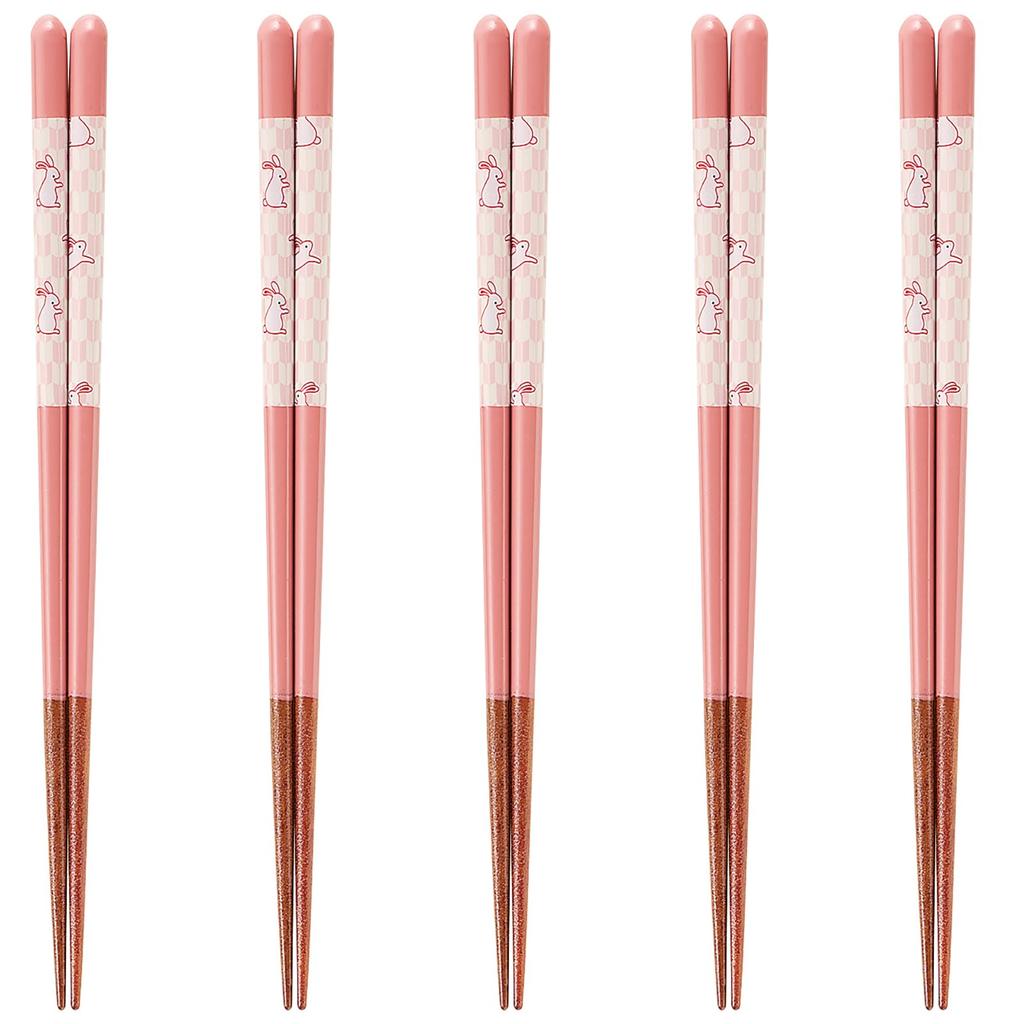 Happy Set of Dishwasher Made In PID7359 J-kitchens Chopsticks, 5, Material Wood, Safe, Japan,