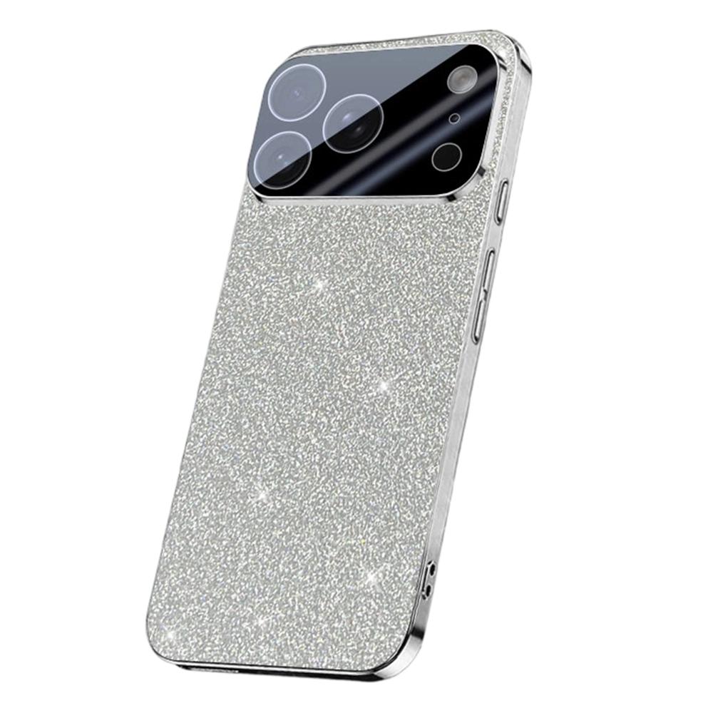 

For iPhone 17 Pro Case Sparkling Starlight Glitter Electroplated Shockproof PC + TPU Phone Cover