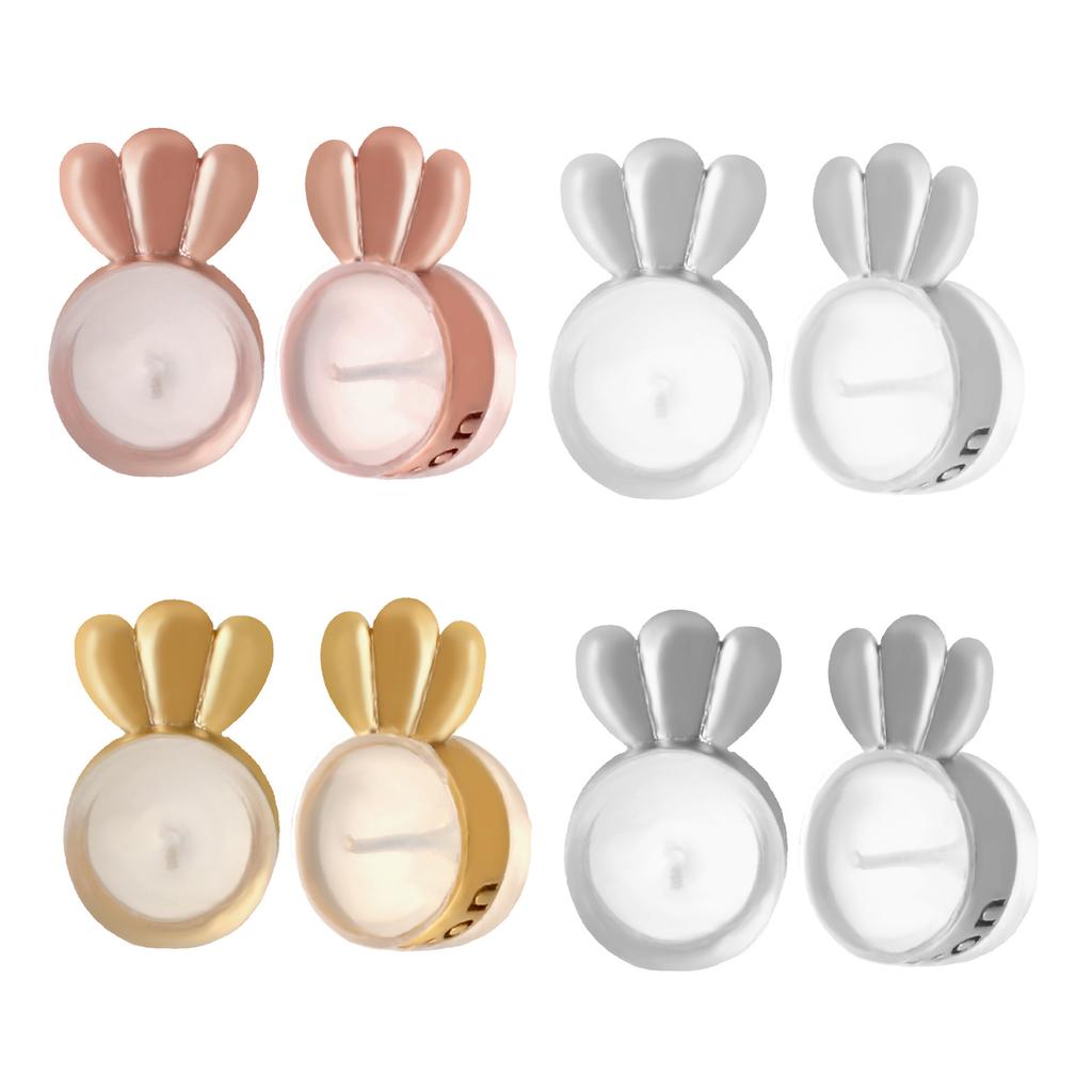 10Pcs Earring Backs Crown Earrings Backings Replacements Hypoallergenical Earrings Support Jewelry Making Accessories