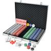 Conjunto de Poker com 1000 Fichas em Maleta de Alumínio