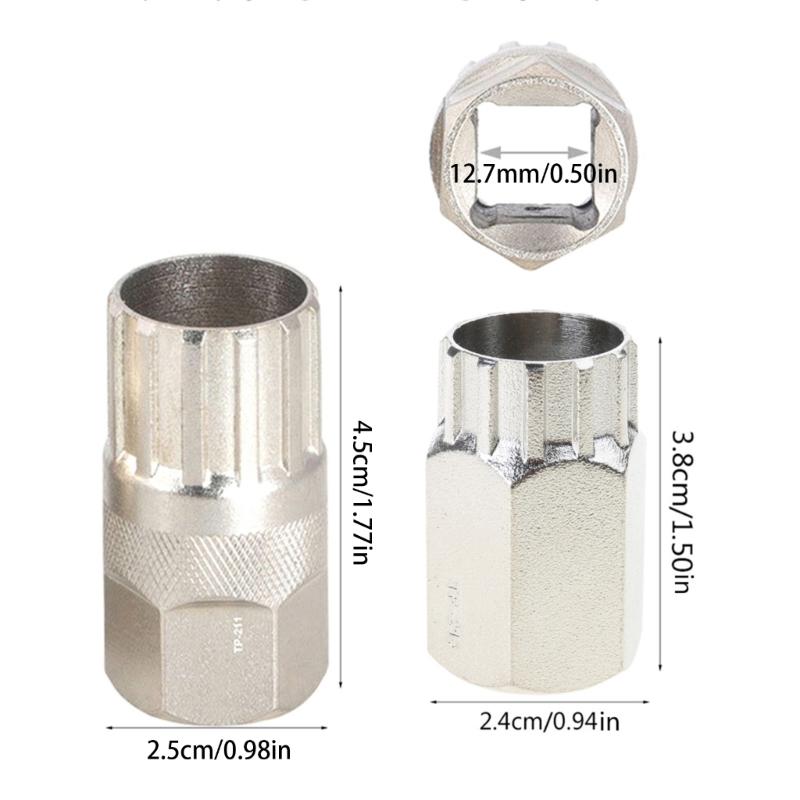 Freewheel Remover Install Sleeve Bike Accessories Bicycle Lockring Wrench Tool