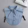 Women Embroidery Lace Detachable Lapel Fake Collar Shirt White Ruffles False Collar Woman Removable False Blouse Nep Kraagie