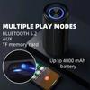 Portable Speaker,Wireless Bluetooth Speaker,IPX7 Waterproof, 40W Loud Stereo Sound,13H+ Playtime with Lights, for Home Outdoor